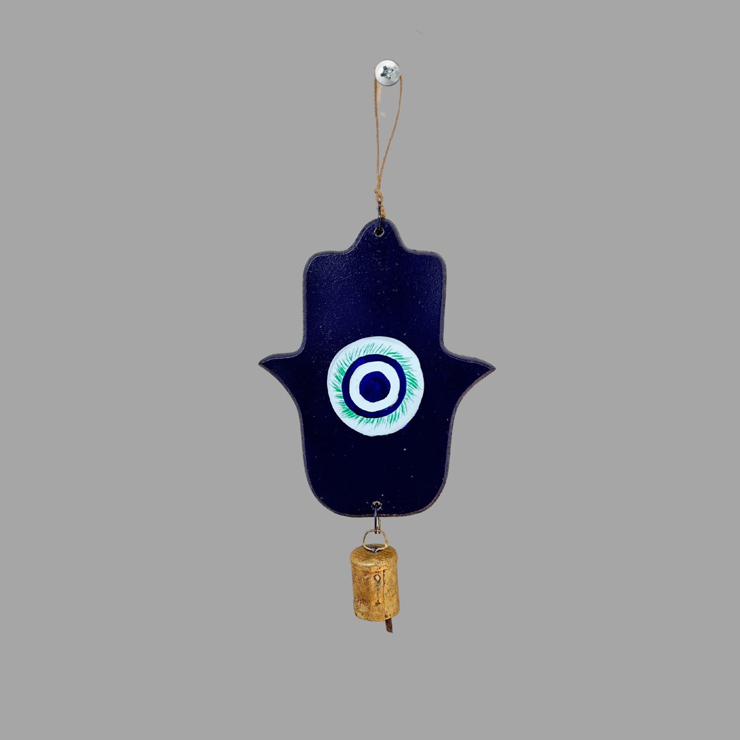 Hand Blessing Hamsa - Blue