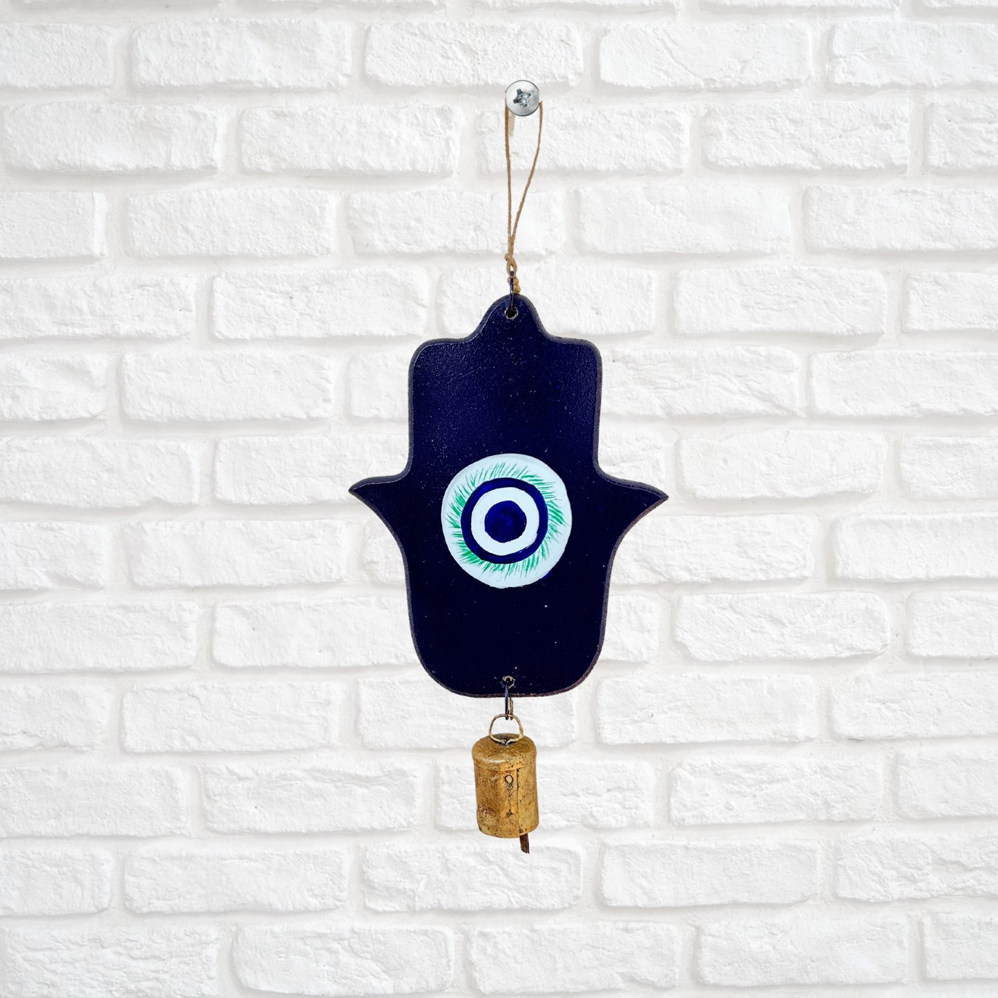 Hand Blessing Hamsa - Blue