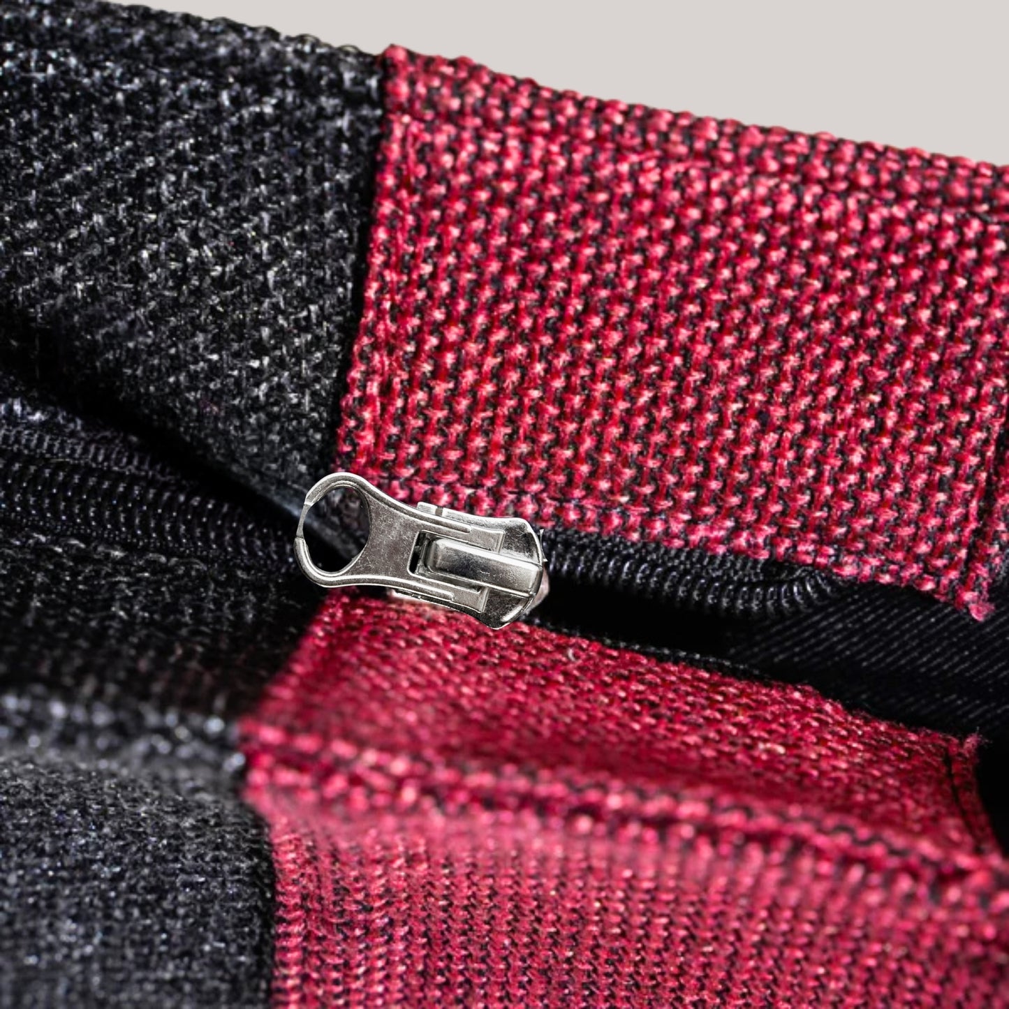 Large Eco Friendly Multipurpose Jute Lunch Bag Red And Black