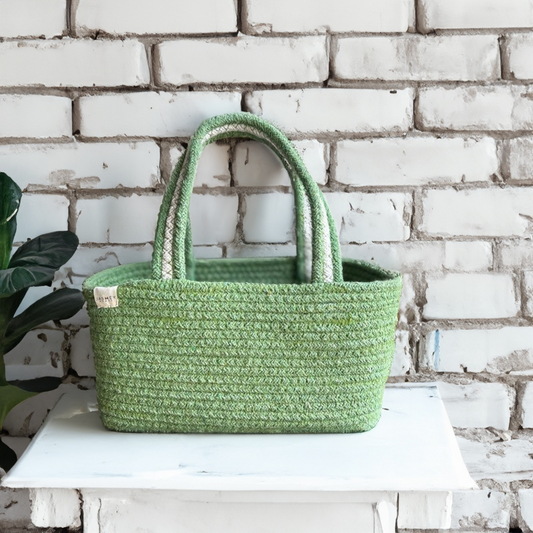 Hamper Basket - Green - jasmeyhomes