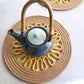 Set of 2 Whirlwind Table Placemat -Yellow - jasmeyhomes