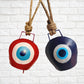 Evil Eye Bell Combo- Blue & Red