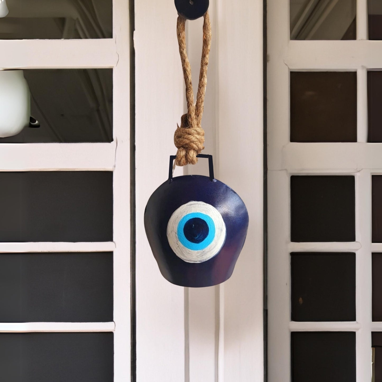 Evil Eye Cow Bell for Wall Decor