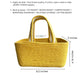 Yellow Room Hamper Basket for Gifting with Jute Bow | Haldi Ceremony Return Favor