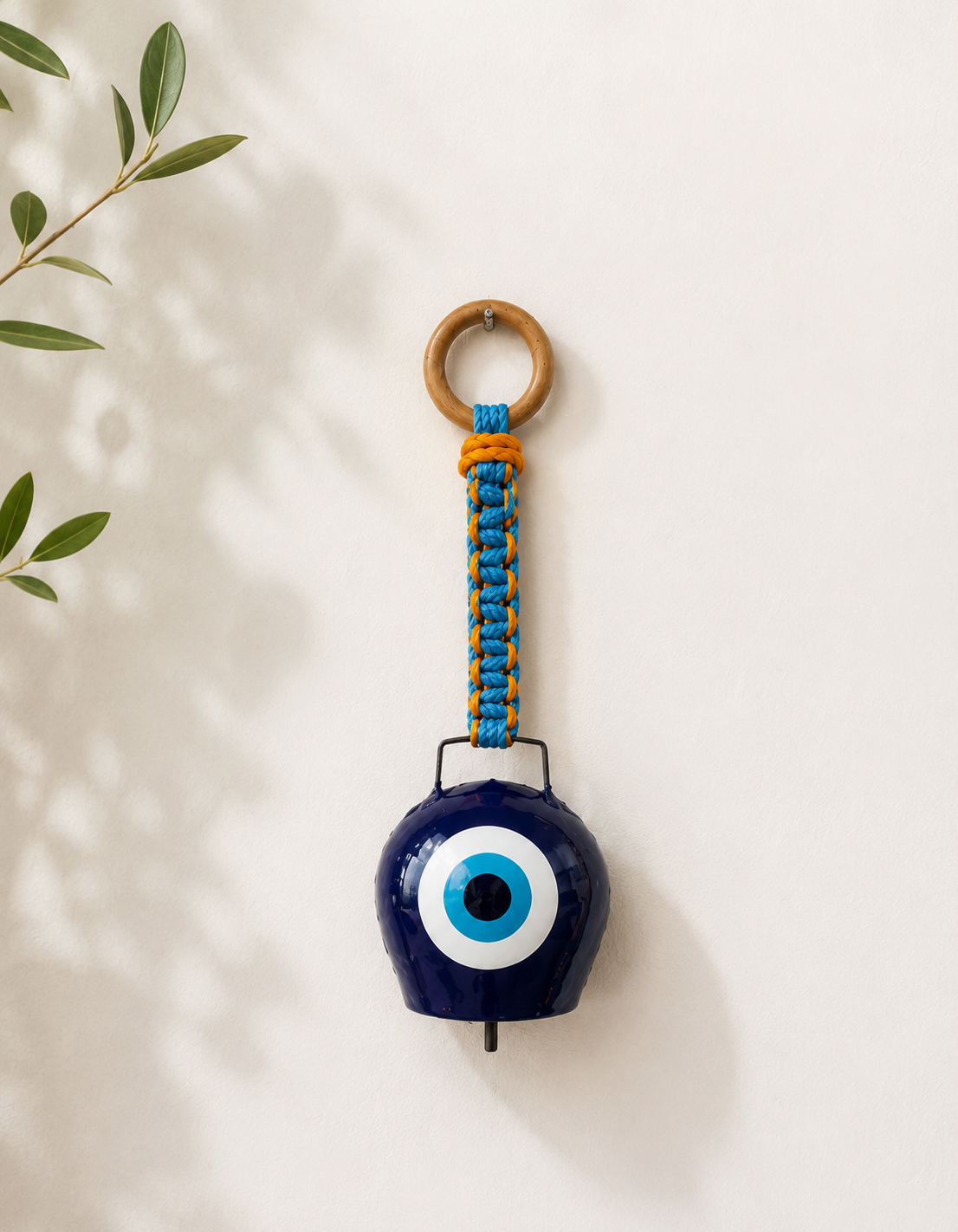 Evil Eye Cow Bell for Wall Decor & Gifting