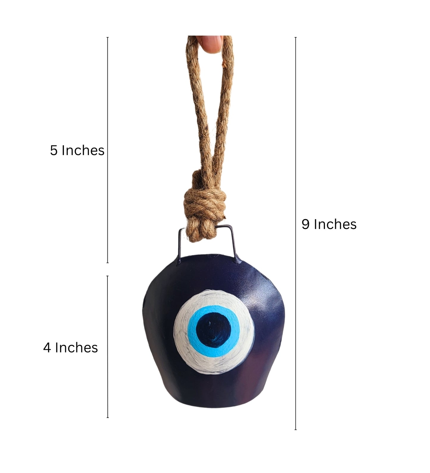 Evil Eye Cow Bell for Wall Decor - jasmeyhomes