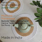 Double Ring Jute Placemat - White - jasmeyhomes