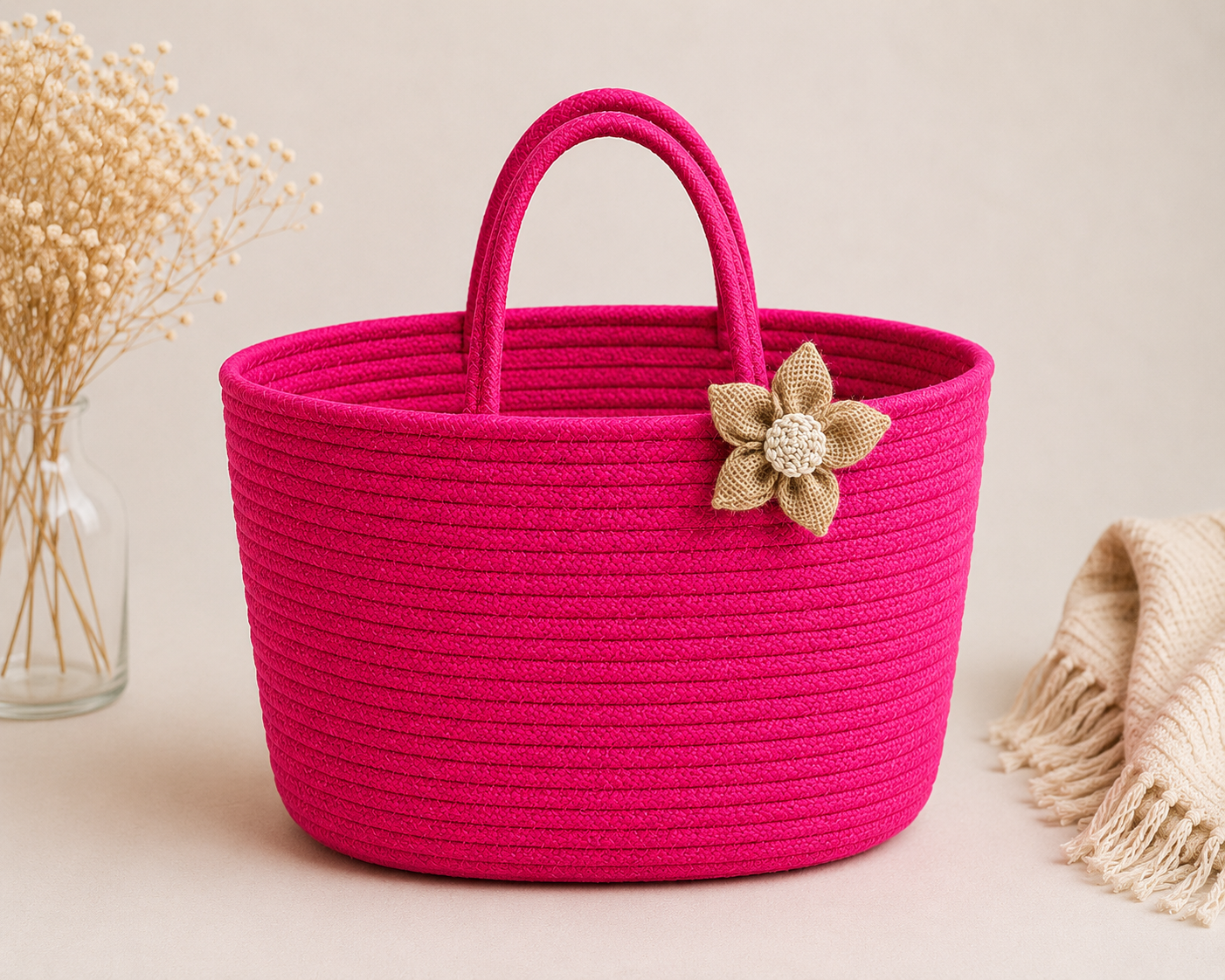 Pink Lunch Bag for Office