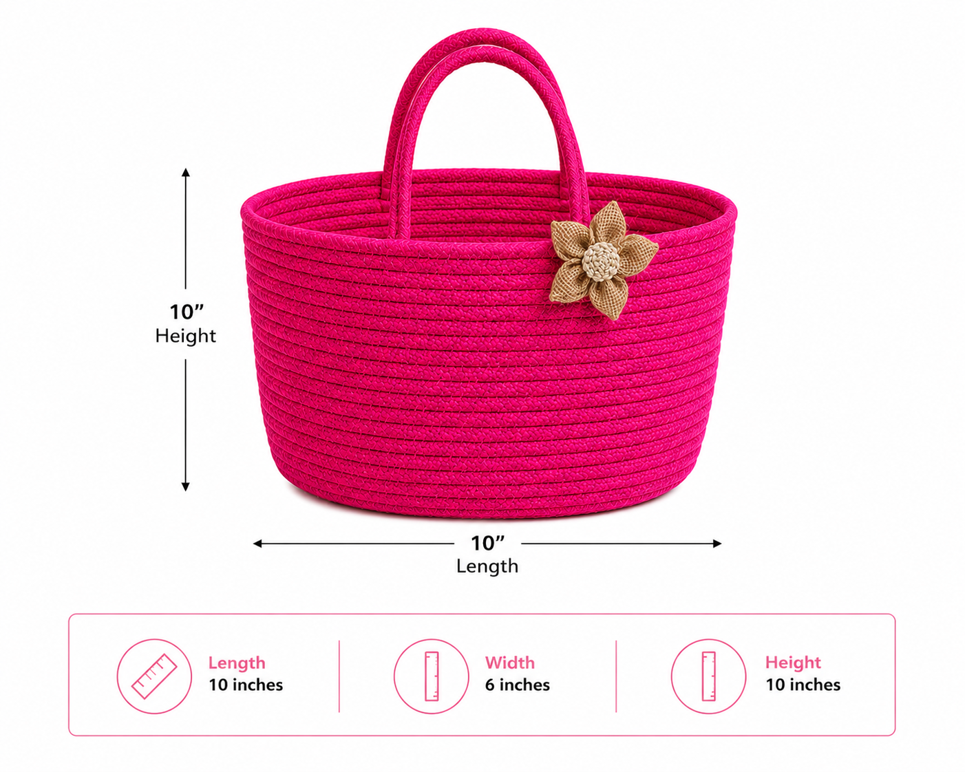 Pink Lunch Bag for Office