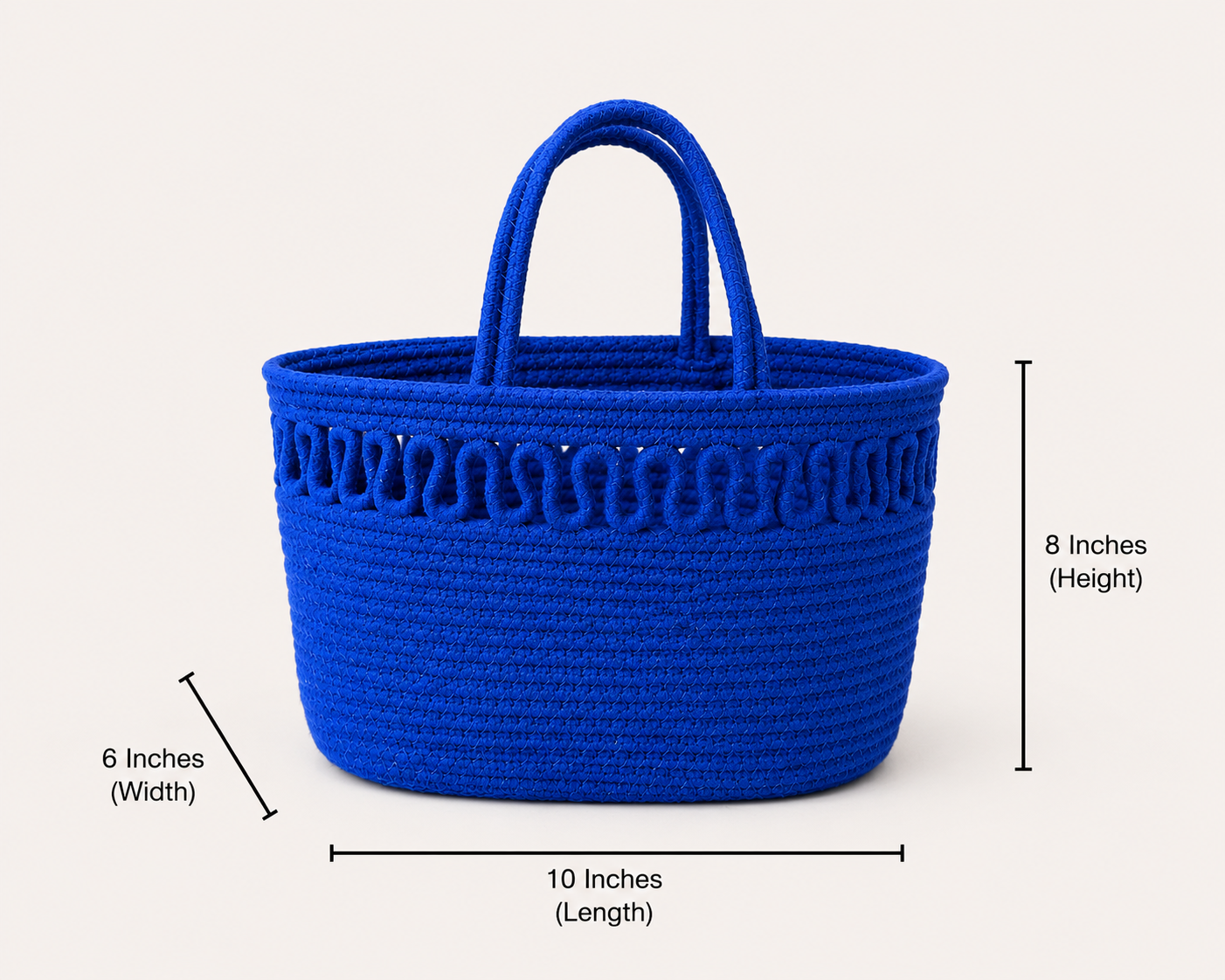 Blue Loop Lunch Bag for Office