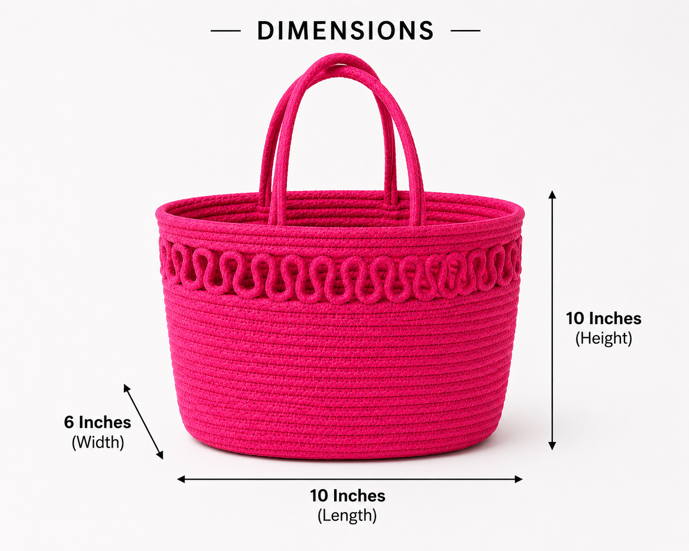 Pink Loop Lunch Bag for Office