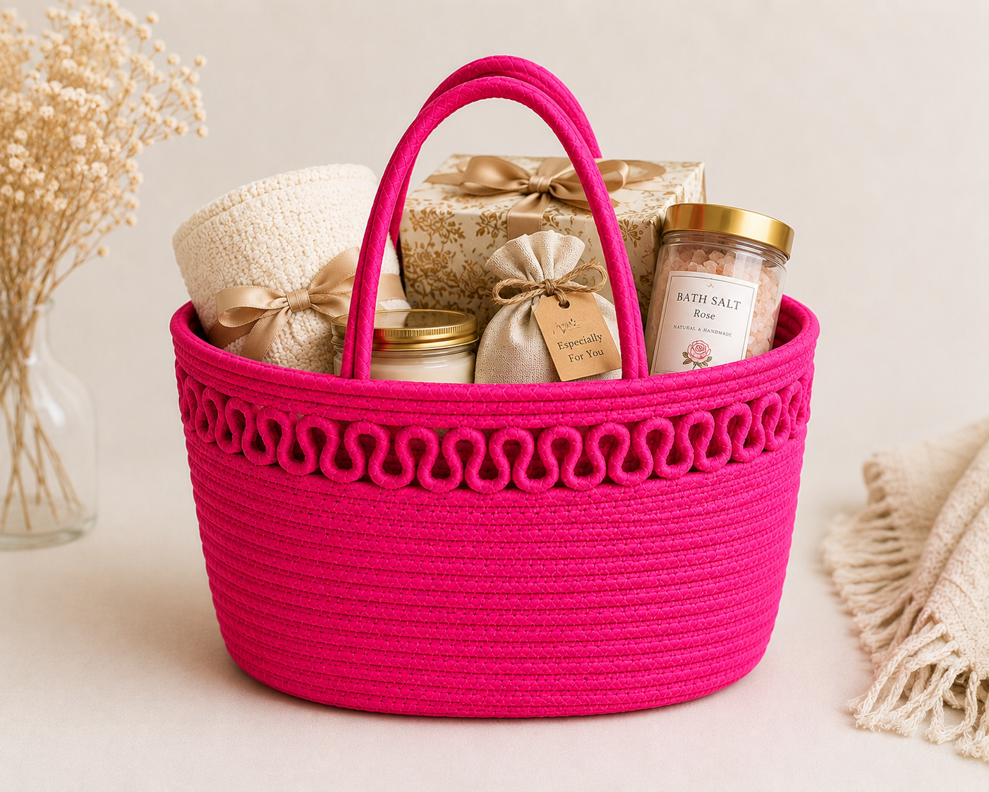 Pink Loop Lunch Bag for Office