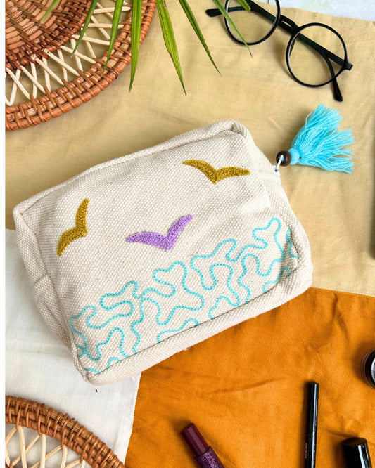 Hand Pouch- Bird Beach - jasmeyhomes