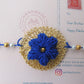 Set of 2 CHAKRA Rakhi for Brother with Post Card - jasmeyhomes