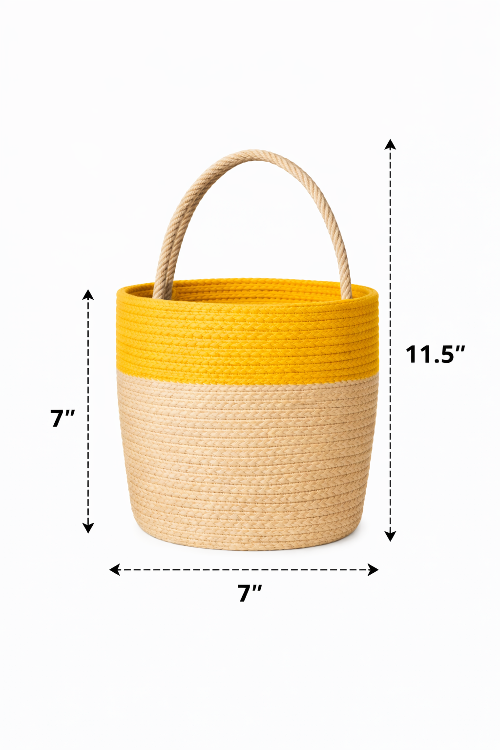 Milk Basket - Yellow