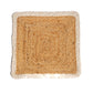 Upper Crust Square Jute Mats - White - jasmeyhomes