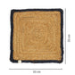Upper Crust Square Jute Mats - Blue - jasmeyhomes