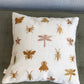 Embroidered Cushion Cover - Fireflies - jasmeyhomes