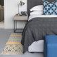 Bohemian Yellow & Black Hand Woven Tassels Rug - jasmeyhomes