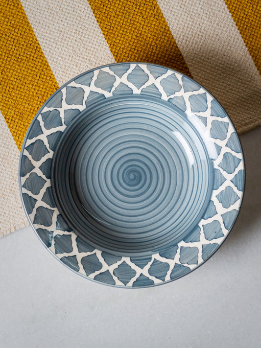 Ikat Pasta Plate - jasmeyhomes