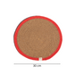 Set of 2 Reversible Placemats- Outer Ring | Coral - jasmeyhomes