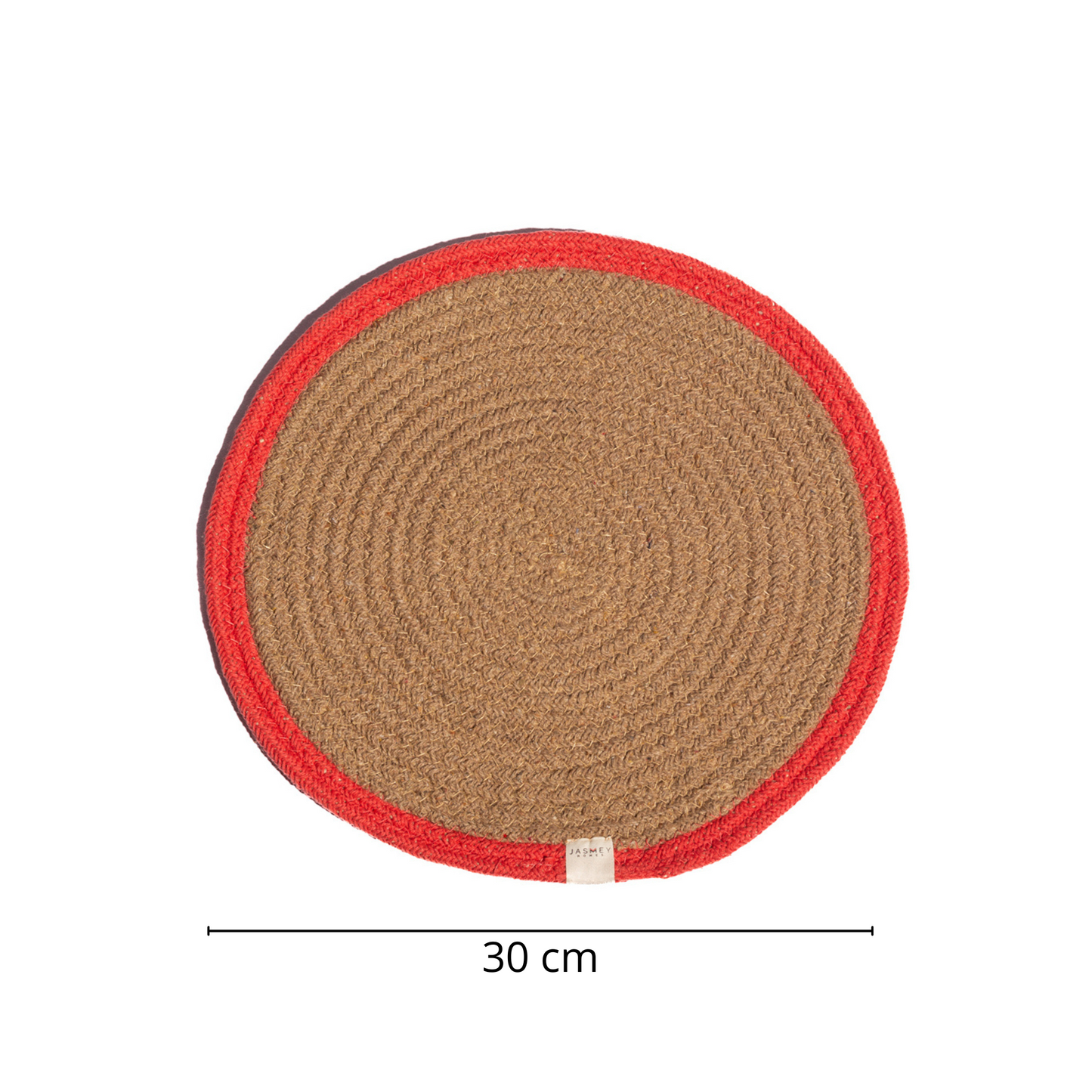 Set of 2 Reversible Placemats- Outer Ring | Coral - jasmeyhomes