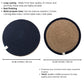 JASMEY HOMES Two-Sided Cotton Tablemats/Placemats Heat Resistant Dining Table Place Mats for Kitchen Coffee Table Wedding Party (12 inches / 30 cm Round) Blue, Set of 2 - jasmeyhomes