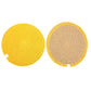 JASMEY HOMES Two-Sided Cotton Tablemats/Placemats Heat Resistant Dining Table Place Mats for Kitchen Coffee Table Wedding Party (12 inches / 30 cm Round) Yellow, Set of 2 - jasmeyhomes