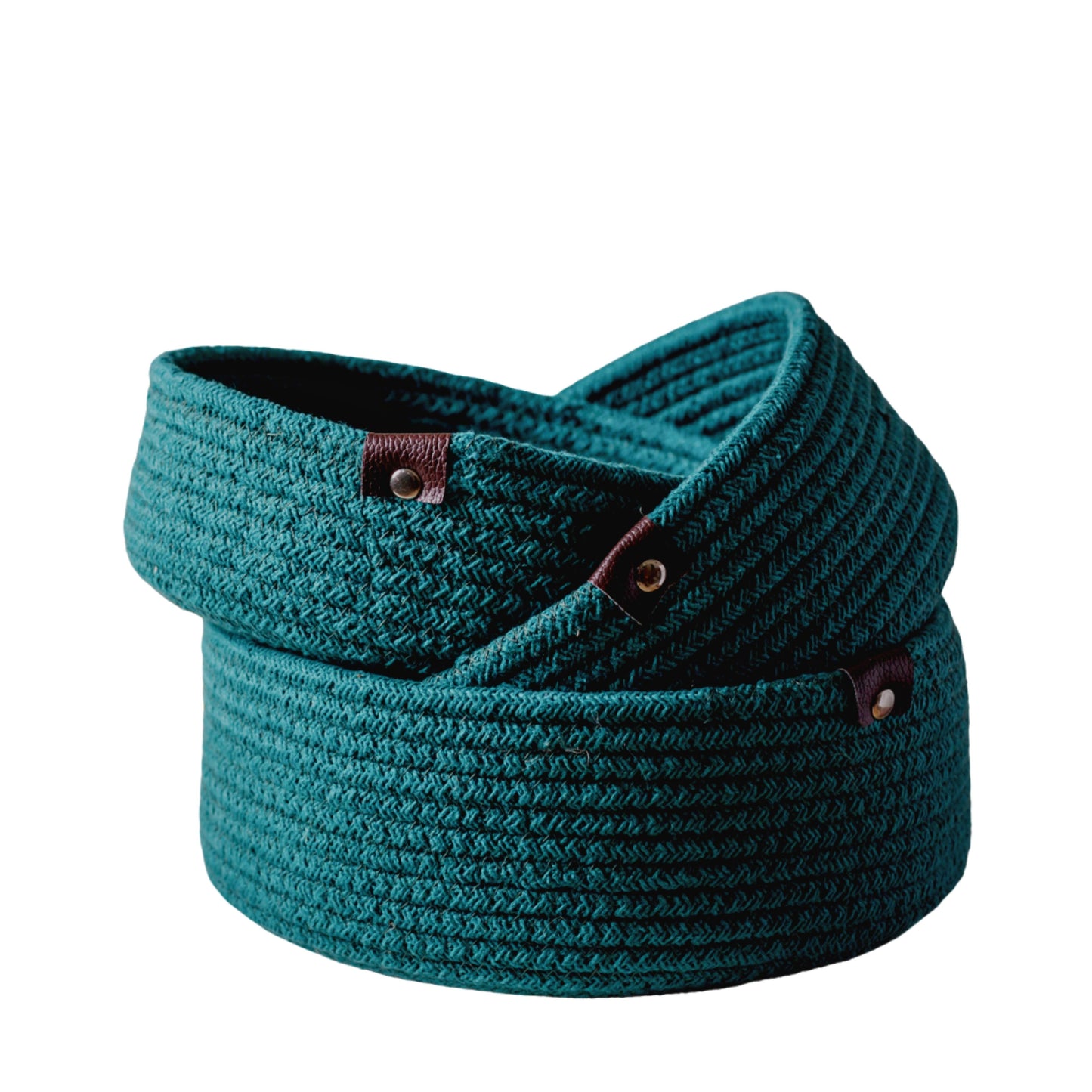 Set of 3 Storage Basket- Teal - jasmeyhomes
