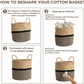 Colossal Laundry Basket - 16 Inches | White - jasmeyhomes