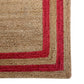 RED AND BEIGE COLOUR JUTE RUGS - jasmeyhomes